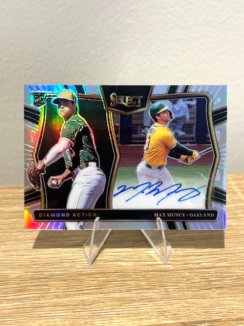 2025 Panini Select Max Muncy Diamond Action Signatures RC Auto #DAS-MM A's