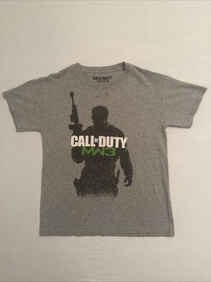 Call Of Duty MW3 Modern Warfare 3 Graphic Game T-Shirt Size SMALL Gray