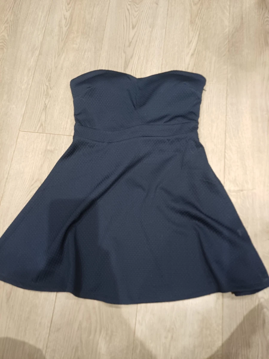 Robe Fille Forever 21 Taille 11/12 - Rayures Marine Et Blanc - Sans Manches - Occasion Très Bon état