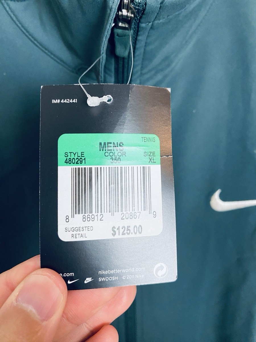 Nike Roger Federer RF 2012 Shanghai N98 Smash Tennis Jacket XL