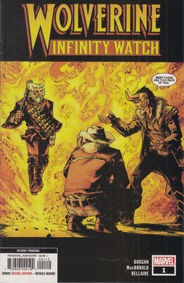 Wolverine Infinity Watch Nr 1 Marvel Comic 2019 new 2nd Printing Variant Cover