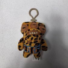 Fuggler Plush Clip-On Keyring Annoyed Alien cheetah clip