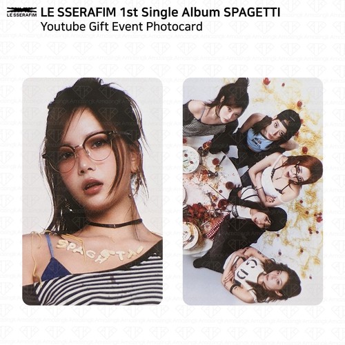 LE SSERAFIM 1st Single Album SPAGHETTI Youtube Gift Event Compact ver ...