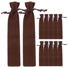 12 Pcs Thickened Pen Bags Portable Drawstring Pencil Organizer Storage Pouches