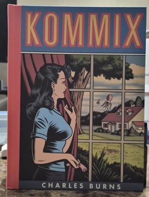 Kommix Hardcover Charles Burns Fantagraphics Books 2024 Graphic Novel Art HC