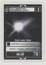 1994 Star Trek CCG: 1st Edition Premiere White Border Study Lonka Pulsar