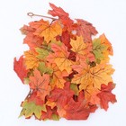 1pc Halloween Thanksgiving Day Decorative Simulated Maple Rattan Simulation