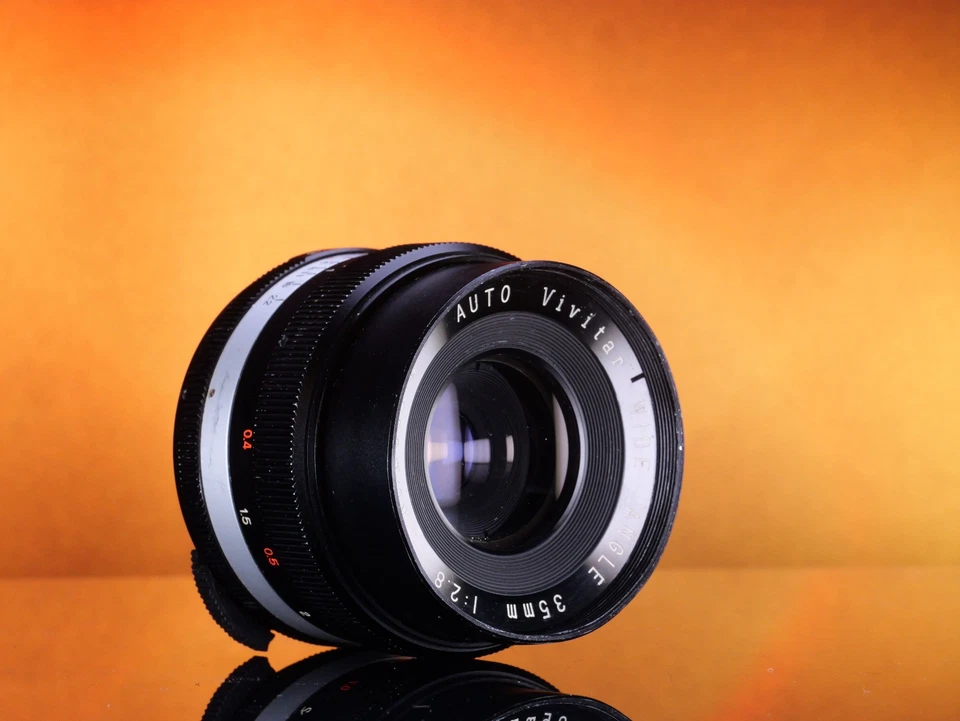 Vivitar Wide Angle Auto Sankyo Komura 35mm f/2.8 M42 Mount Prime Lens #359874 - Image 4 of 4