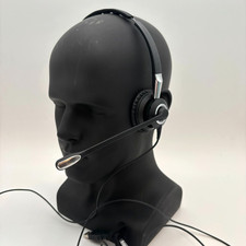 Jabra BIZ 2400 UC Duo USB MS Business Headset Noise Cancelling Mic Tested