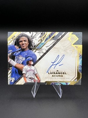 2025 Topps Diamond Icons - Luisangel Acuna #DDA-LA - Diamond Drips Auto /10 (RC)
