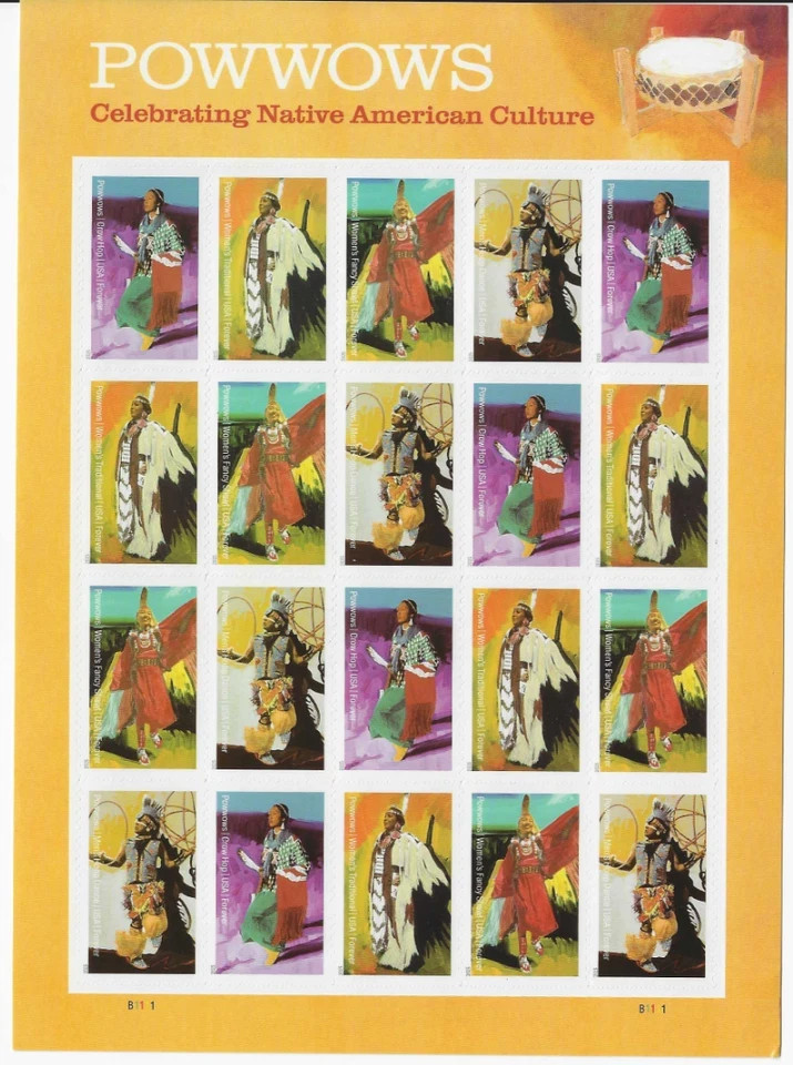 USPS sheet OF FOREVER STAMPS  (RETIRED DESIGNS)