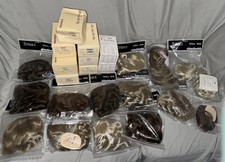 Lot of 24 Larger Vtg NEW Doll Wigs Size 11-12, By Various Makers Colors 15