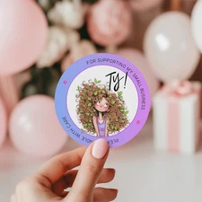 56 THANK YOU SEALS LABELS STICKERS FOR SMALL BUSINESS, CRAFTS, PARTIES 2 INCH