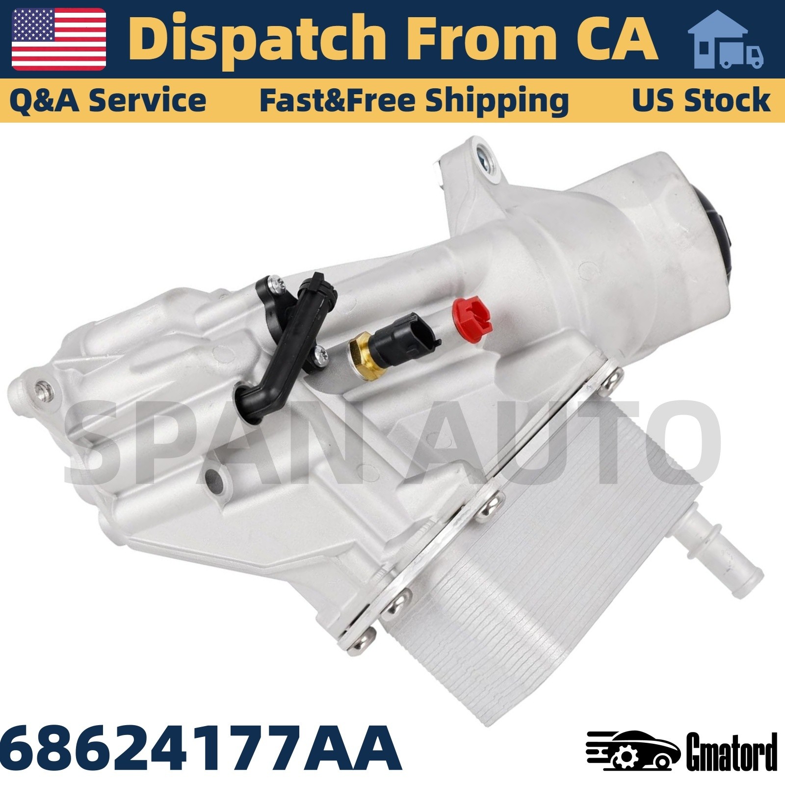 Housing 68624177aa For 2014-2019 Ram 1500 3.0 V6 Diesel