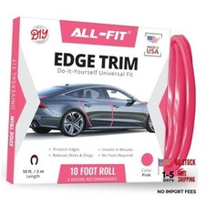 Car Door Edge Protector Made in the USA (10 Ft -) Pink