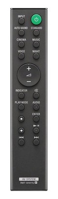 RMT-AH411U Remote Control Replacement for Sony Sound Bar Sony AV System
