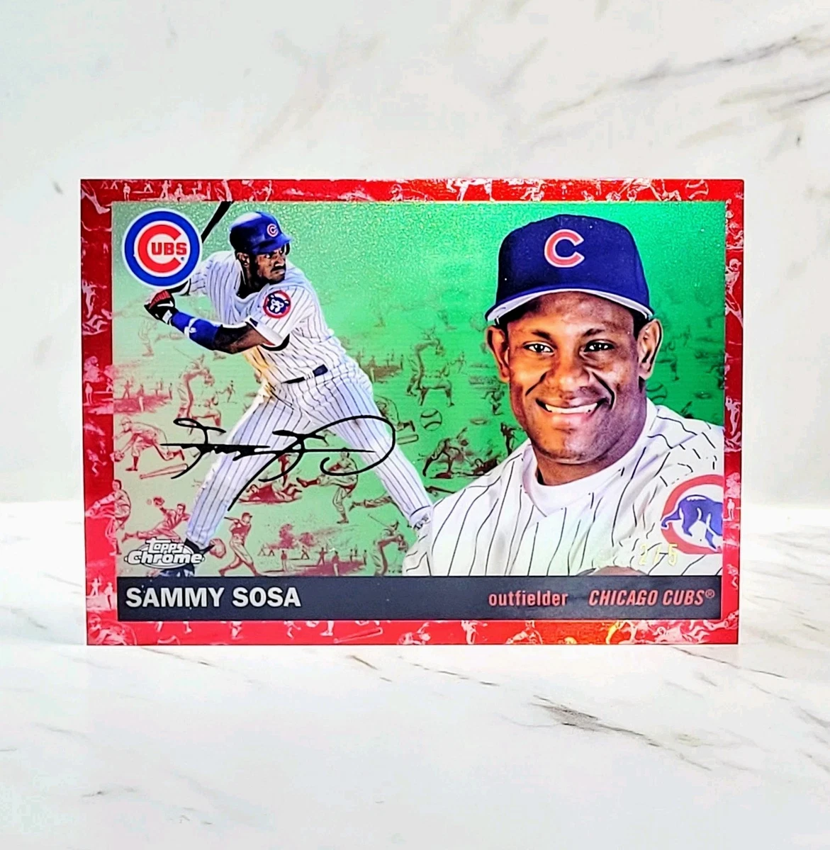 Topps Sammy Sosa Chicago Cubs Baseball Sports Trading Cards