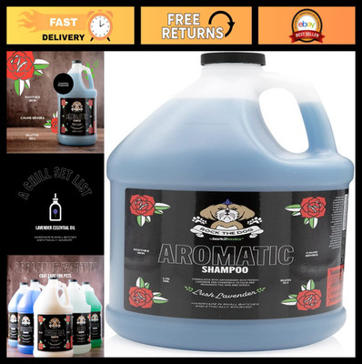 Aromatic Lavender Calming Pet Shampoo for Dogs - 1 Gallon, Soothing Formula