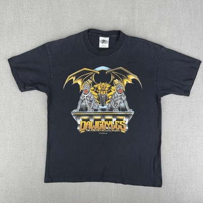1996 Top Dawg Shirt Mens L Black 90s Pitbull Gargoyles Dog Hip Hop Vintage USA