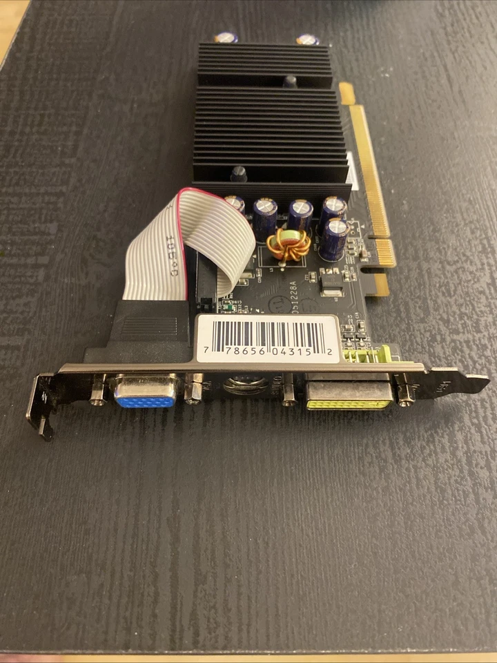 Tarjeta de video XFX-GeForce 7100GS 128 MB TV-OUT DVI-D VGA PCIe Foto 4 de 4