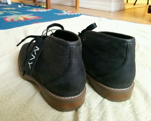 NWT Andrew Marc MNY Shoes ankle boots Cedar Cliff Black/Charcoal Size 8 - Picture 5 of 7