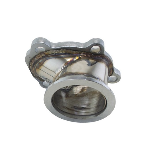 V- band Clamp Flange 2.5" 63mm Turbo Down Pipe Adapter Fit For T25 T28 GT25 GT28 - Picture 10 of 12