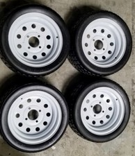 4 Amerityre 18x8.50-12 Solid Rubber Tire Turf Golf Cart Tire And Wheel Assembly