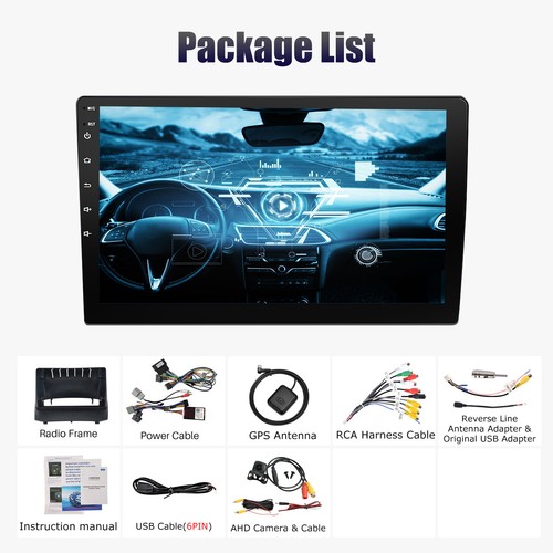 9" Android 14.0 Carplay Car Stereo GPS For Ford Fiesta 2009-2017 BT FM Radio+AHD - Picture 17 of 18