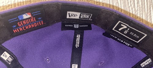 New Era 59FIFTY Hat San Francisco Giants MLB Baseball - Fitted Size 7 1/8 Purple - Picture 7 of 7