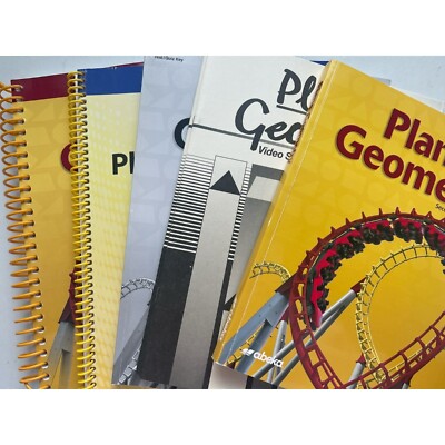 Abeka Plane Geometry Homeschool Set Solution Key Video Manual & Practice 11th