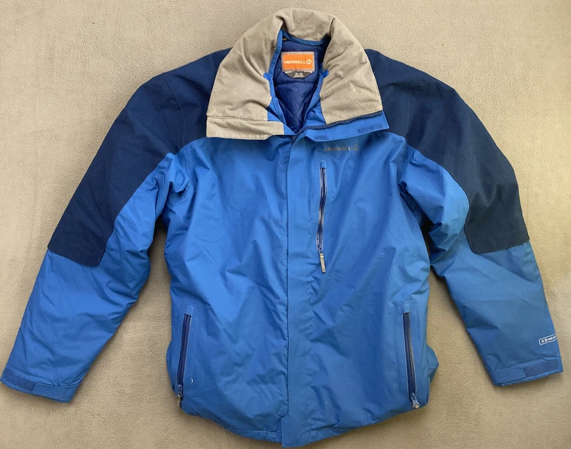 merrell opti-shell 3-in-1 quilted lining waterproof jacket