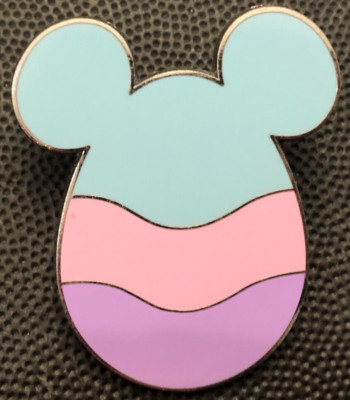 Disney pin 68353 Easter egg pastel mickey mouse icon ears first release spring