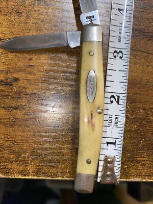 Case XX USA 10 Dot 1980 5244 SSP 2 Blade Stag Knife 75th