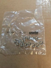 12 PACK 10x32 CHROME/BRASS NUTS, XNT126 - BUY MORE & SAVE!!