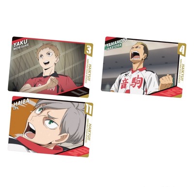 Bandai Shokugan Cards Haikyuu!! Anime Cards Hinata Shoyo Daichi