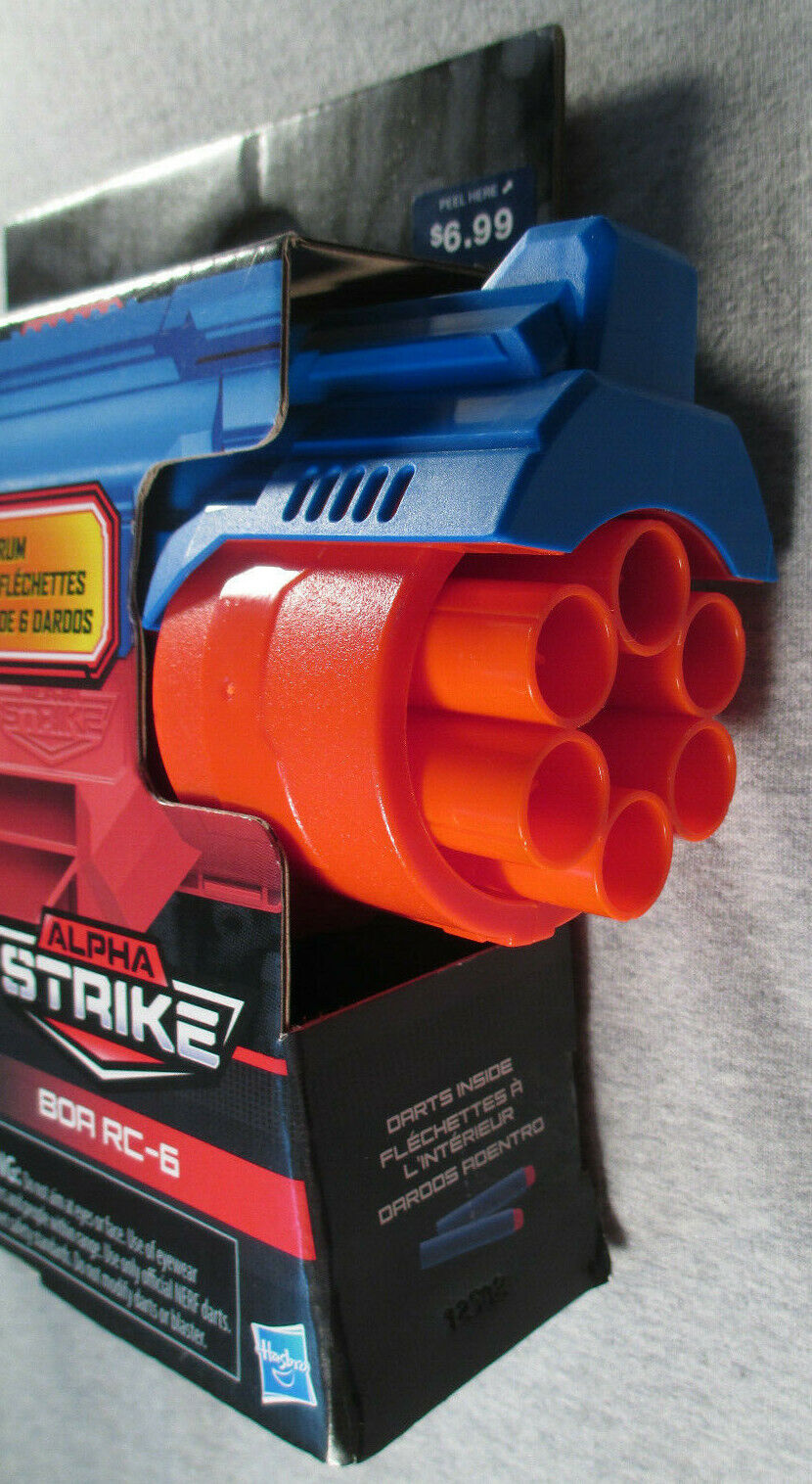 Lançador de dardos Nerf NERF ALPHA STRIKE BOA RC 6 F2985 arminha