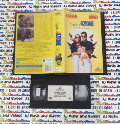 VHS*Film AKTIONSPAAR Kathleen Turner Dennis Quaid Stanley Tucci 1995 (F129)