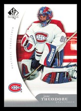 Jose Theodore #51 2005-06 SP Authentic Montreal Canadiens Hockey