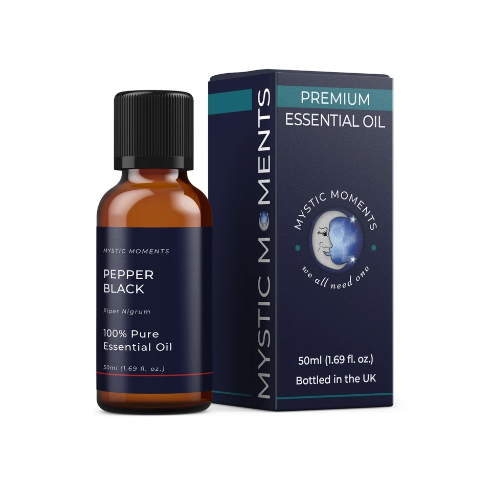 Mystic Moments Huile Essentielle Poivre Noir Pure 100% - 50 ml - Photo 1/4