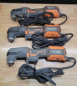 RIDGID 4AMP OSCILLATING MULTI-TOOL (R28700) LOT OF 3 Tools FOR PARTS REPAIR 