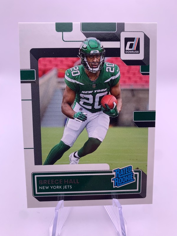 2022 Panini Donruss Football Jets Breece Hall Rated Rookie