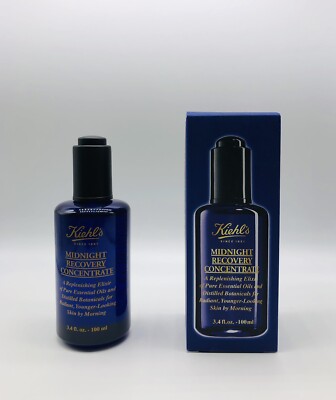Kiehl's-Midnight Recovery Concentrate Moisturizing Face Oil 3.4oz