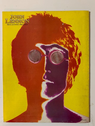 HOMBRES Y MITOS # 20 JOHN LENNON, MEXICAN BIOGRAPHIC MAGAZINE+ POSTER - Picture 2 of 8