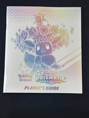 2024 Pokémon Prismatic Evolutions  Elite Trainer Booklet - Player Guide