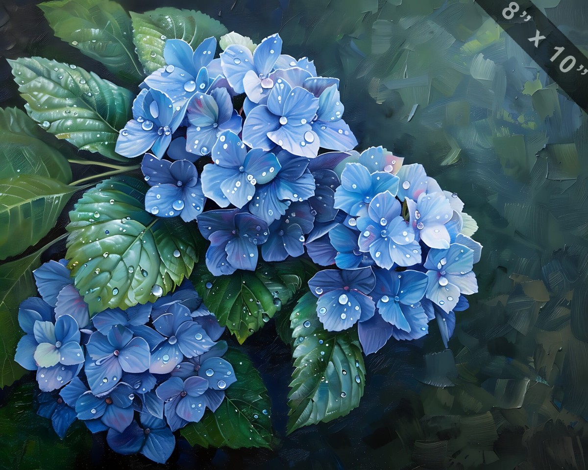 油絵 絵画 【Hydrangea】 油絵 絵画 【Hydrangea】 絵画