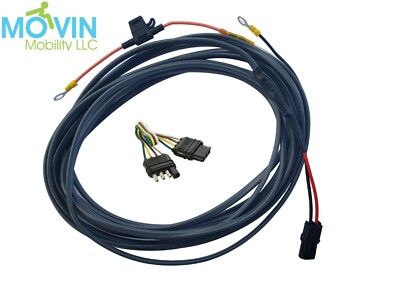 Electric lift battery cable wiring harness for Harmar, with connectors, NEW