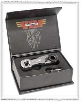 VIM Tools DD3 3/8'' Mini Ratchet Double Square Drive, Offset Female Sq. dr. in Ha