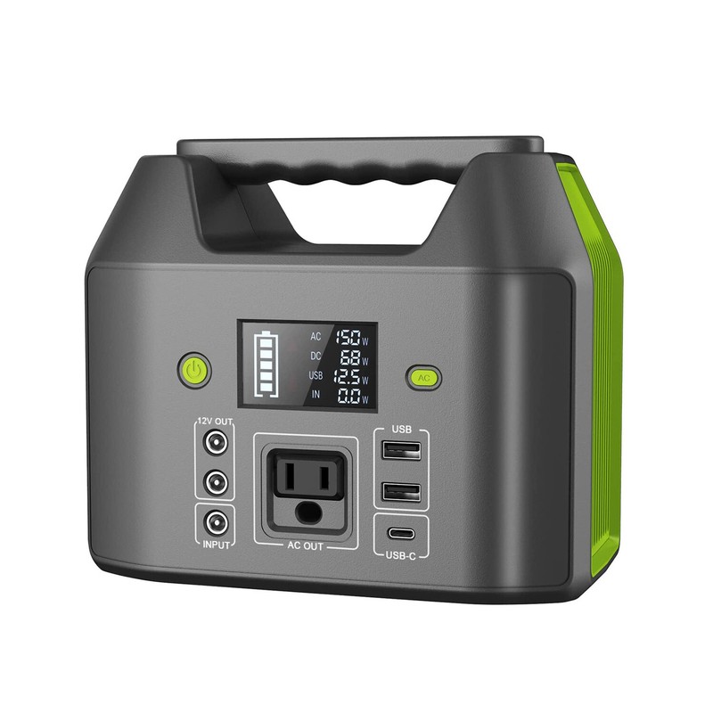 150W Portable Laptop Phone Camping Battery Pack Power Bank 155Wh Solar Generator