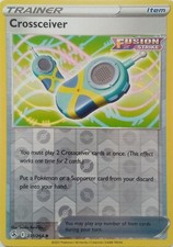 231/264 CROSSCEIVER REVERSE HOLO FUSION STRIKE POKEMON CARD