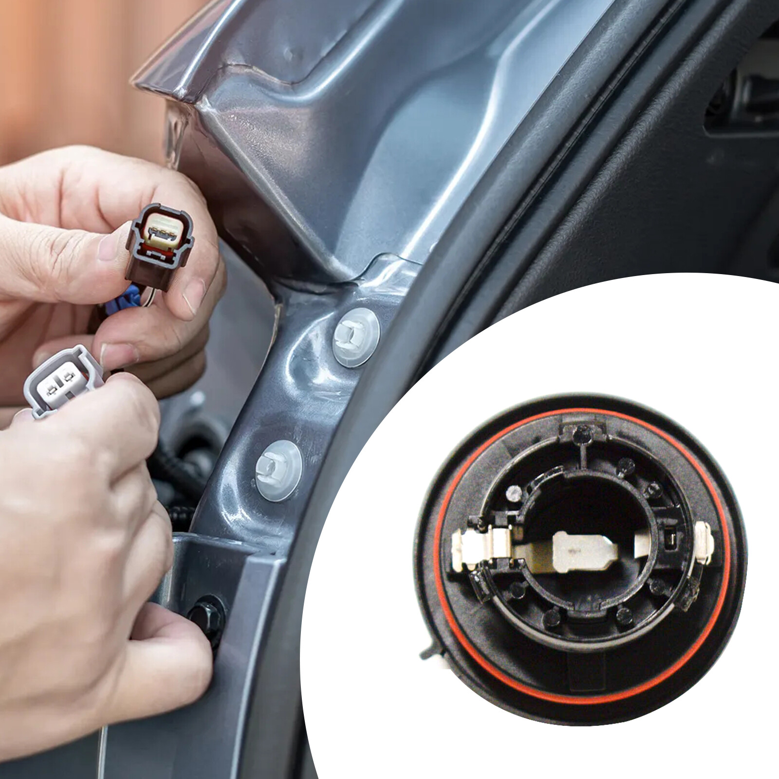 Front Headlight Indicator Bulb Holder For MercedesBenz CClass W203